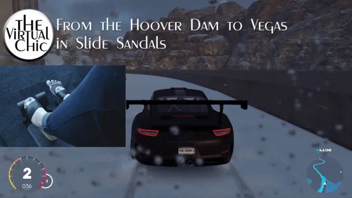 From the Hoover Dam to Vegas in Slide Sandals