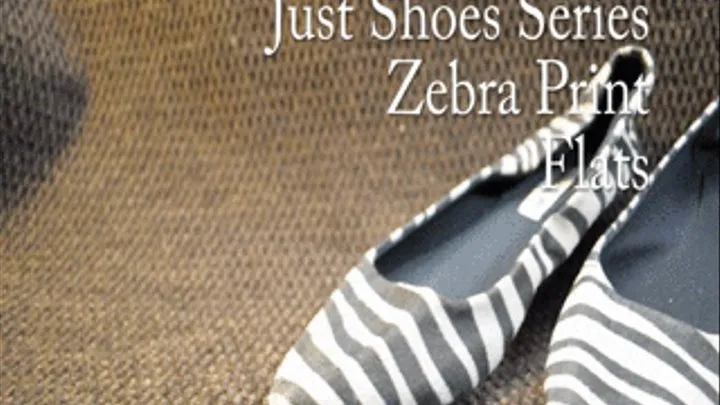 Just Shoes Series: Zebra Print Flats