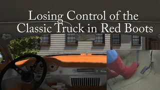 Losing Control of the Classic Truck in Red Boots