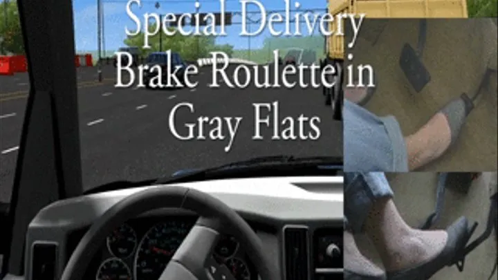 Special Delivery: Brake Roulette in Gray Flats