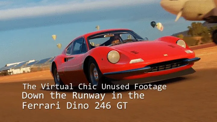 Unused Footage: Down the Runway in the Ferrari Dino 246 GT