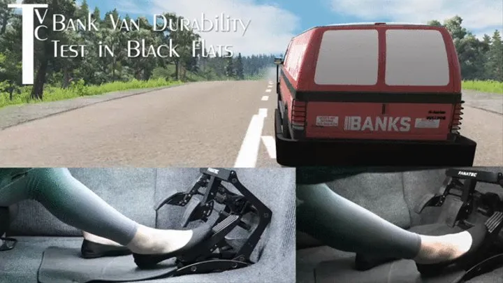 Bank Van Durability Test in Black Flats