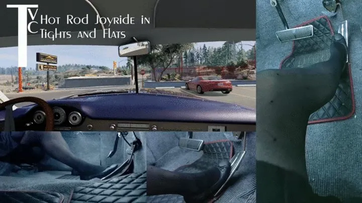 Hot Rod Joyride in Tights and Flats