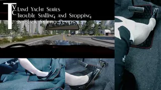 Land Yacht Series: Trouble Stalling and Stopping in Black Stiletto Pumps