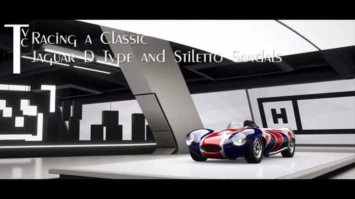 Racing a Classic: Jaguar D Type and Stiletto Sandals