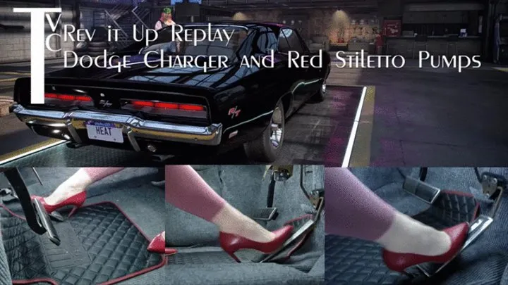 Rev it Up Replay: Dodge Charger and Red Stiletto Pumps