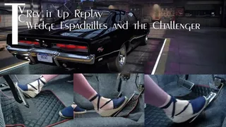 Rev it Up Replay: Wedge Espadrilles and the Challenger