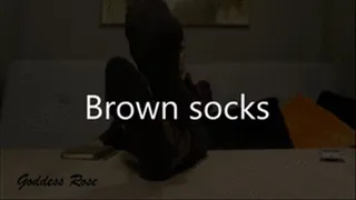 Brown socks