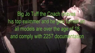 Jo Tuff get shaved by the swim coach .....and get off