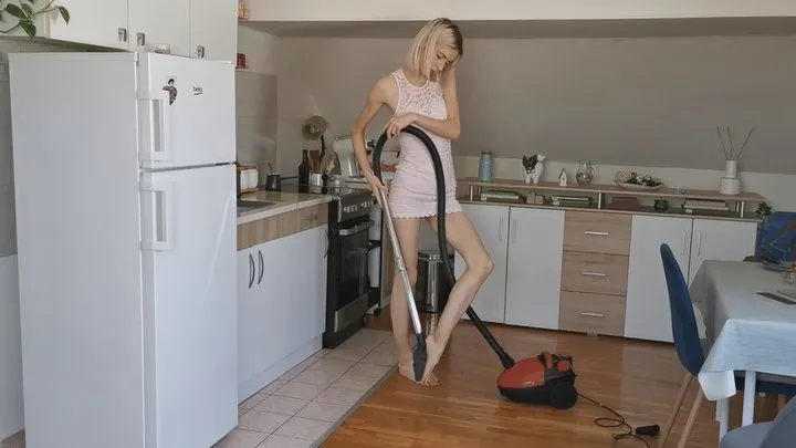 floor and feet vacuuming by Alanna