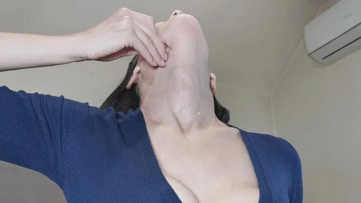 sensual neck treatment