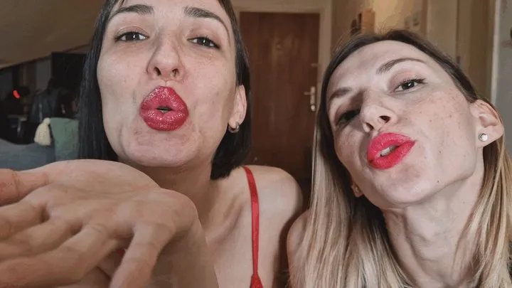 Kisses blowing duo