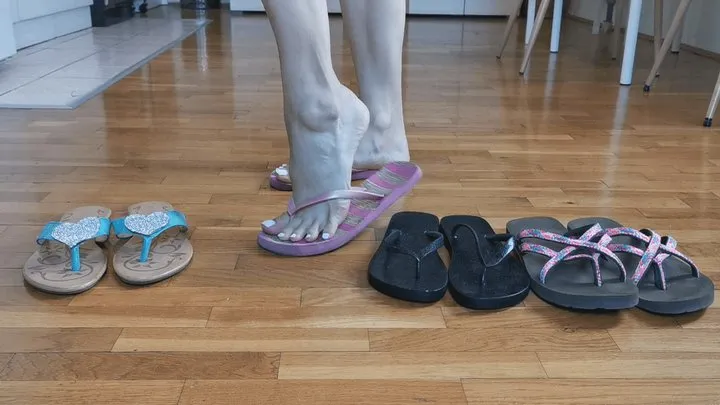 my flip flops collection