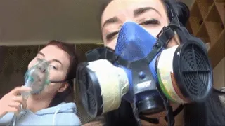 Gas mask double attack!