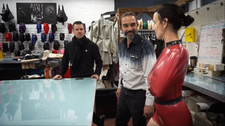 Polymorphe Dreams Come True - Polymorphe Mario, Steelwerks Chris and Elise Graves - female chastity, latex, tour of Polymorphe