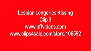 Lesbian Lingerie Kissing III