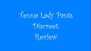 Tenna Lady Pants Discreet: REVIEW & PEE TEST