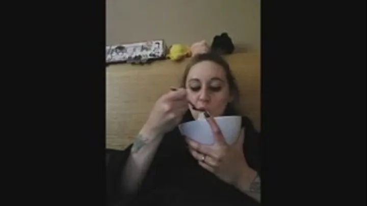 Ramen Eating in Bed