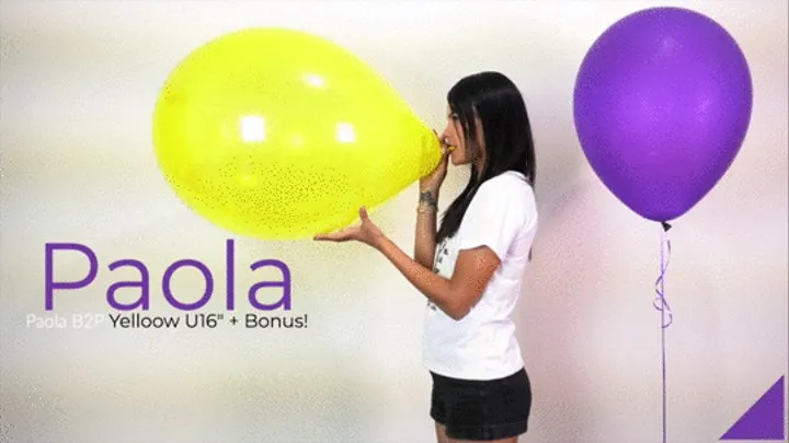 Paola B2P Yelloow U16" + Bonus! -