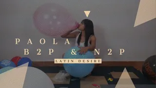 Paola B2P Pink SA16 wile N2P Leftover balloons -