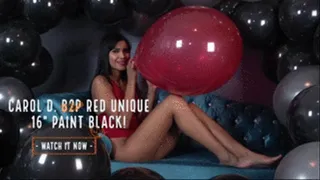 Carol D B2P Red Unique 16" Paint it Black! -
