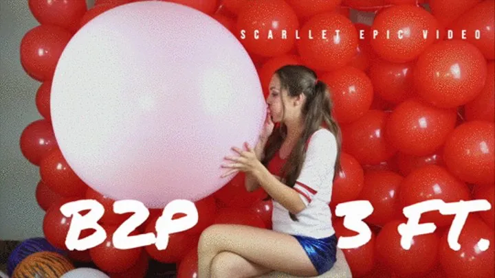 Scarllet Epic B2P 3FT Pink Balloon