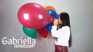 Gabriella Blow to Pop Red Unique 16" longneck