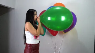 Gabriella Blow to pop Green unique 16" -