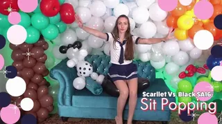 Sit Pop Fun With Black SA16" By Scarllet