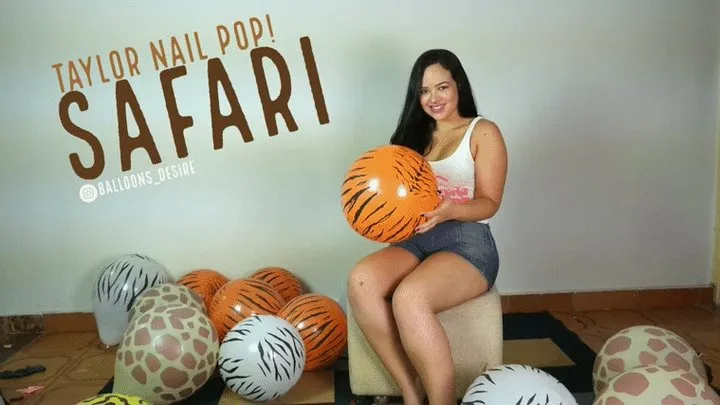 Taylor Nail Pop Safari Themed Balloons