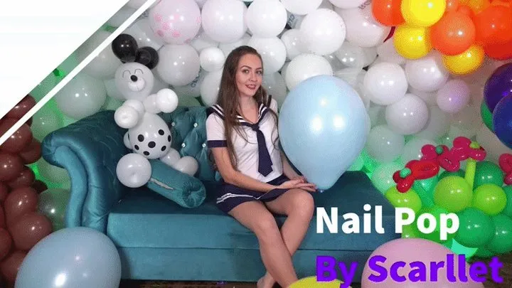 Squeeze Nail Popping Balloon By Scarllet