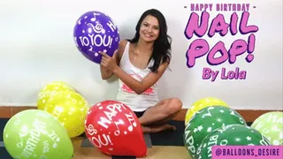 Nail Pop Happy Birthday Balloons By Lola