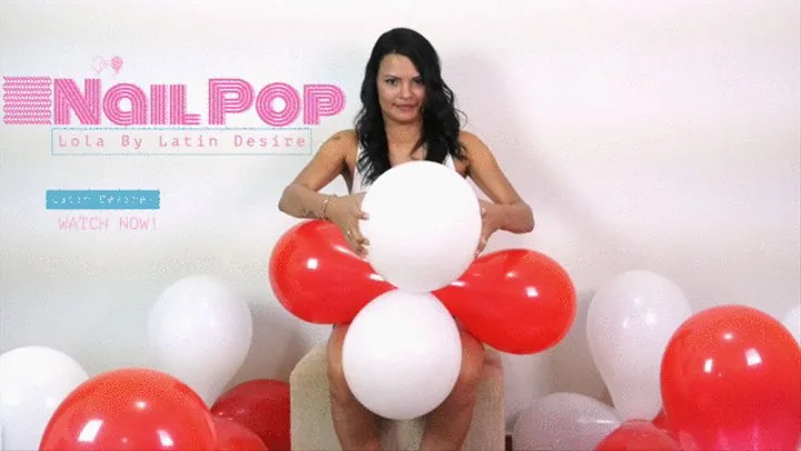 Lola Quick Nail Pop Balloon clusters