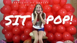 Scarllet Quinzel Sit Pop Party Balloons