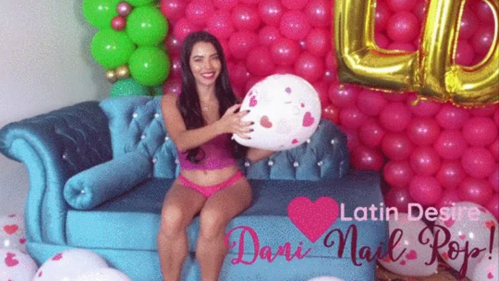 Dani, HeartBreaker (Nail pop Heart printed Balloons)