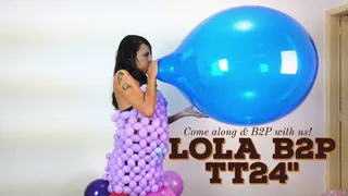 Lola B2P Huge TT24" weaing Balloon Dress