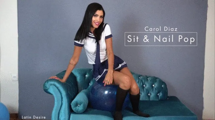 Carol Diaz Sit & Nail Pop Blue Sa16"