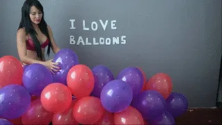 Dani Mass Pop Balloon Columns