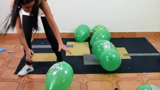 Sneakers Vs. balloons