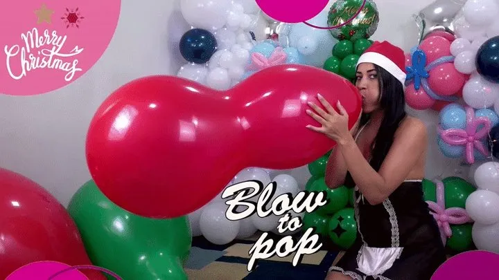 Ariel's Festive Balloon Gift: A Blow-to-Pop Christmas Delight!