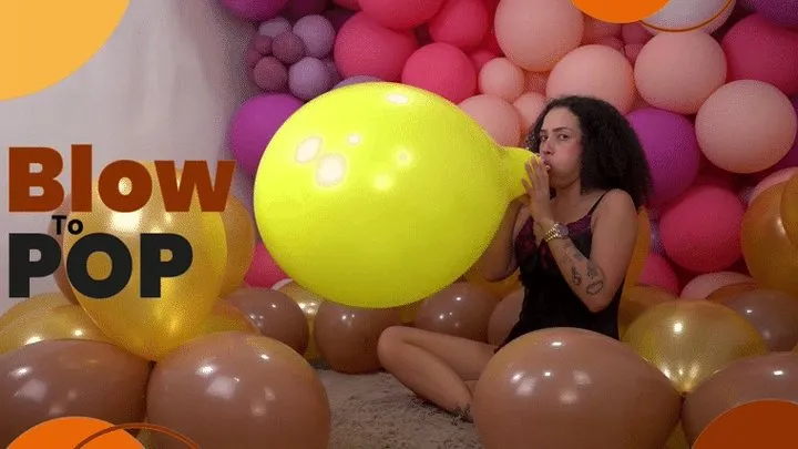 Beatriz Stunning Blow to Pop Amidst a Balloon Paradise!