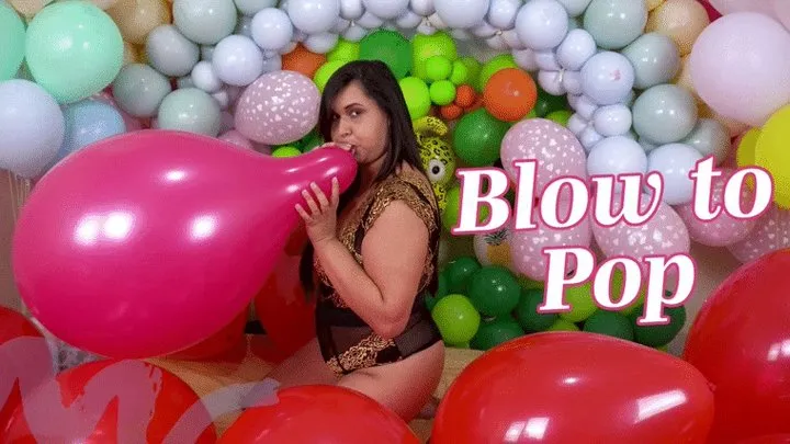 Blow to pop Pink U16" By Mary SW