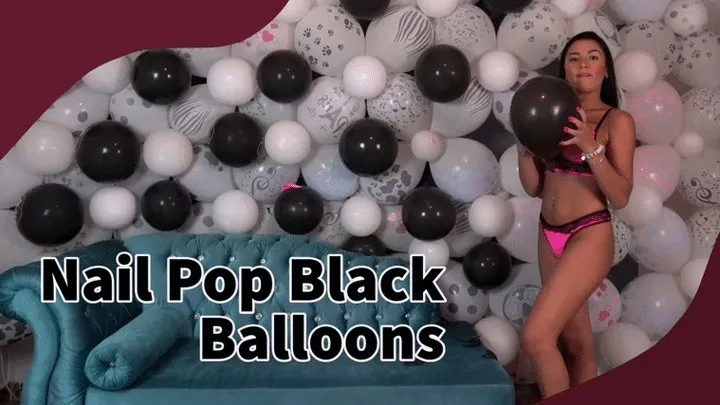 Popping Black Balloons By Brunna