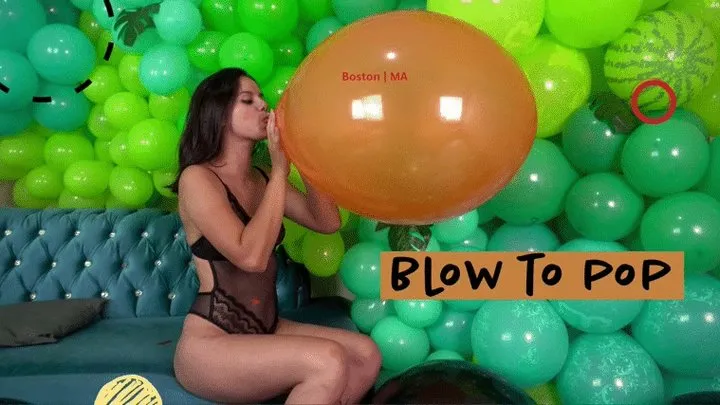 Blow to pop Orange TT17" By Clara