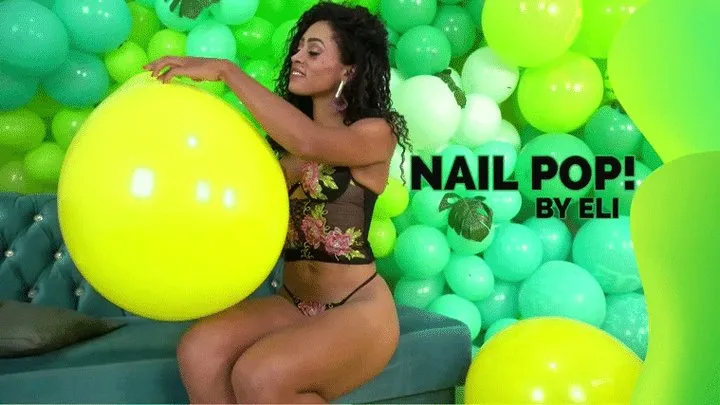 Nail Pop Yellow Balloons By Eli