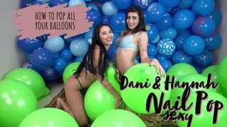 Nail Pop Green Balloons by Dani & Hannah