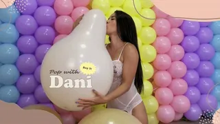 Dani Embracing the Balloon Pop Symphony