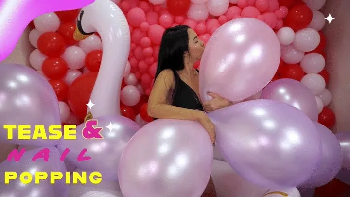 Dani Make Pearl Rain: A Balloon Nail Popping Delight