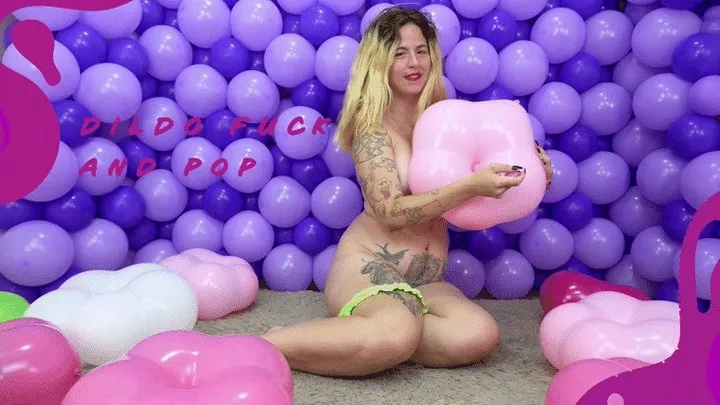 Fuck My Self and Geoflower Balloons With My Glas Dildo