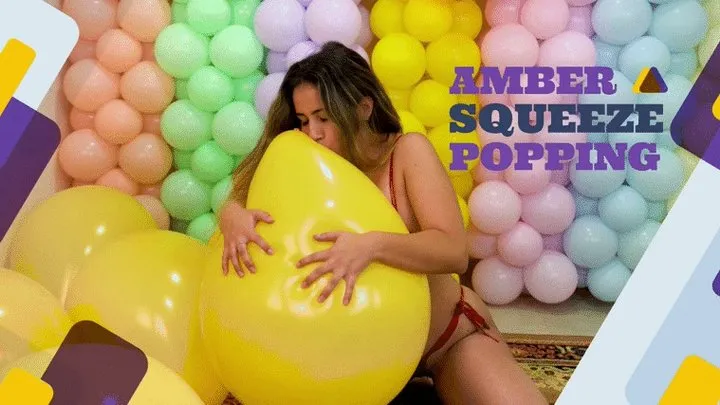 Amber First Squeeze Popping Adventure